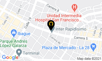 Mapa de Multiritmos y Gimnasio en Ibagué