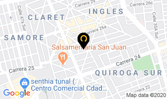 Mapa de Multiservicios El Claret en Bogotá D.C