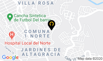 Mapa de Multiservicios H.s. en Bucaramanga
