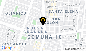 Mapa de Multiservicios Internacionales en Cali