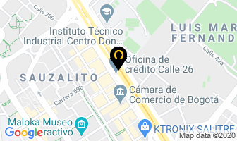 Mapa de Multiservicios M.a. Ltda. en Bogotá D.C