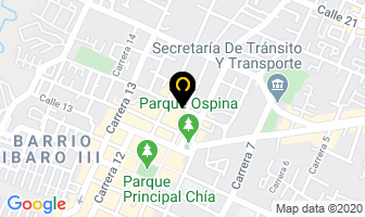 Mapa de Multiservicios Sabana en Chía