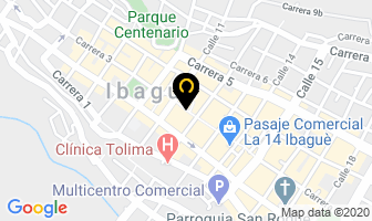 Mapa de Multiservicios Siglo XXI en Ibagué