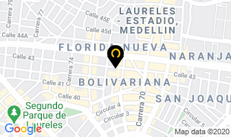 Mapa de Multiservicios V M V en Medellín
