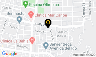 Mapa de Multitaxi Sm Ltda en Santa Marta