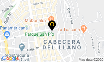 Mapa de Multitecnicas Ltda. en Bucaramanga