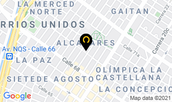 Mapa de Multivig Ltda. en Bogotá D.C