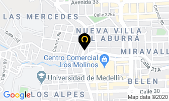 Mapa de Mundi-rutas en Medellín