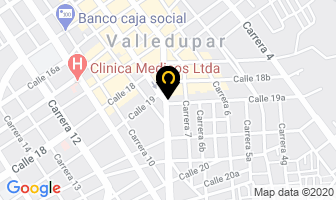 Mapa de Mundial De Remates Impacto en Valledupar
