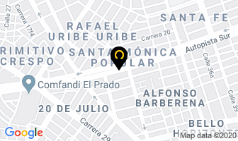 Mapa de Mundinel Ltda. en Cali