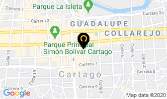 Mapa de Mundo De Postres & Chocolate en Cartago
