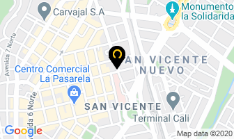 Mapa de Mundo Express en Cali