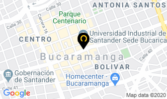 Mapa de Mundo Hogar en Bucaramanga