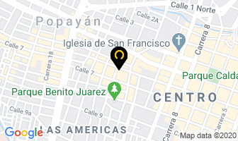 Mapa de Mundo Infantil en Popayán