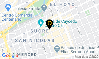 Mapa de Mundo Optico en Cali