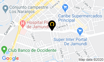 Mapa de Mundo Piñata en Jamundí