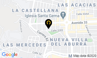 Mapa de Mundo Titeres en Medellín