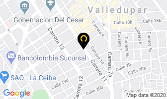 Mapa de Mundo Vidrios en Valledupar