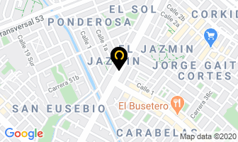 Mapa de Muralla Puertas De Seguridad en Bogotá D.C