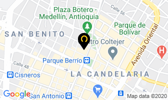 Mapa de Murycomunicaciones en Medellín
