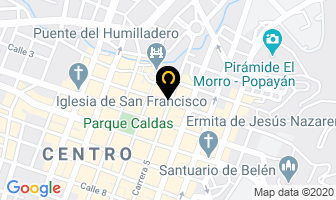 Mapa de Museo Casa Mosquera en Popayán