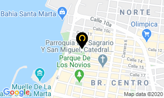Mapa de Museo Tairona en Santa Marta