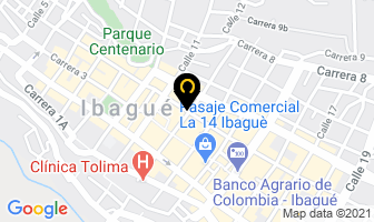 Mapa de Música Y Sabor en Ibagué