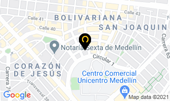 Mapa de Muskus Ingenieros E.u. en Medellín
