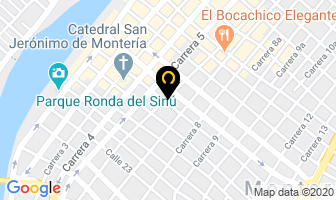 Mapa de Muslos Y Pechugas en Montería