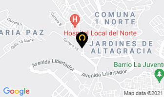 Mapa de Muticel en Bucaramanga