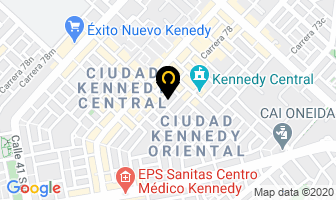 Mapa de M.v. Mundividrios en Bogotá D.C
