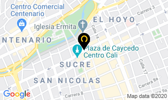 Mapa de M.v. Servicios Jurídicos E.u. en Cali
