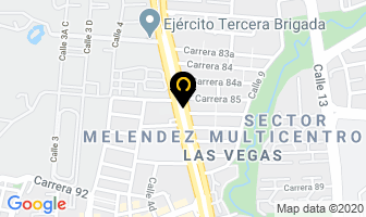 Mapa de Mvc De Colombia en Cali