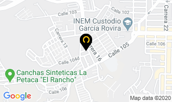 Mapa de Mwebs Diseños en Bucaramanga