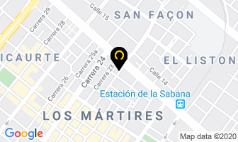 Mapa de Mye Importadora Sas en Bogotá D.C