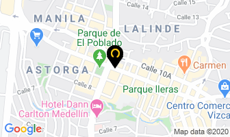 Mapa de Mygisco en Medellín