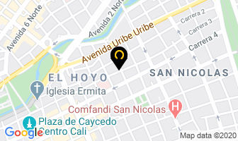 Mapa de Nacional De Cajas en Cali