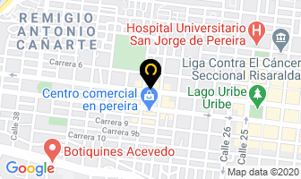 Mapa de Nacional De Jacuzzys Y Cielo Rasos en Pereira
