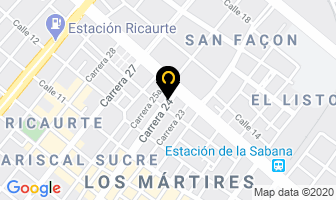 Mapa de Nacional De Poleas Ltda. en Bogotá D.C