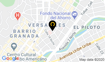 Mapa de Náder Robres Carlos Alberto en Cali