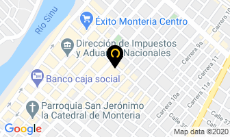 Mapa de Nancy Vargas Peluquería en Montería