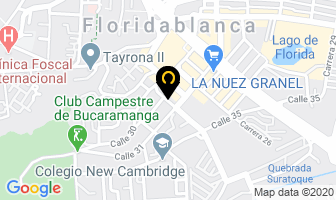 Mapa de Naruto Sushi Bar en Floridablanca