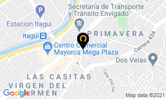 Mapa de Nasa Industrial Y Comercial en Envigado