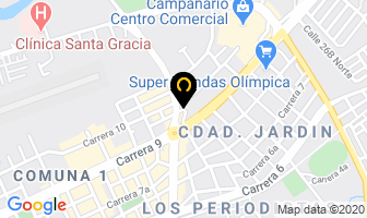 Mapa de Nates Burbano Jaime Alberto en Popayán