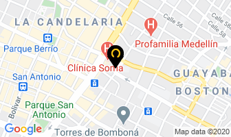 Mapa de Naturabá en Medellín