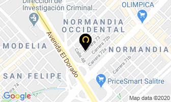Mapa de Natural Biomedick en Bogotá D.C