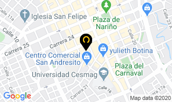 Mapa de Natural Center en Pasto