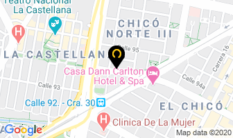 Mapa de Natural English en Bogotá D.C