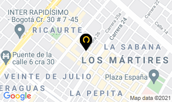Mapa de Natural Hotslim en Bogotá D.C