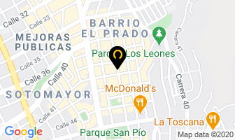 Mapa de Natural Imagen en Bucaramanga